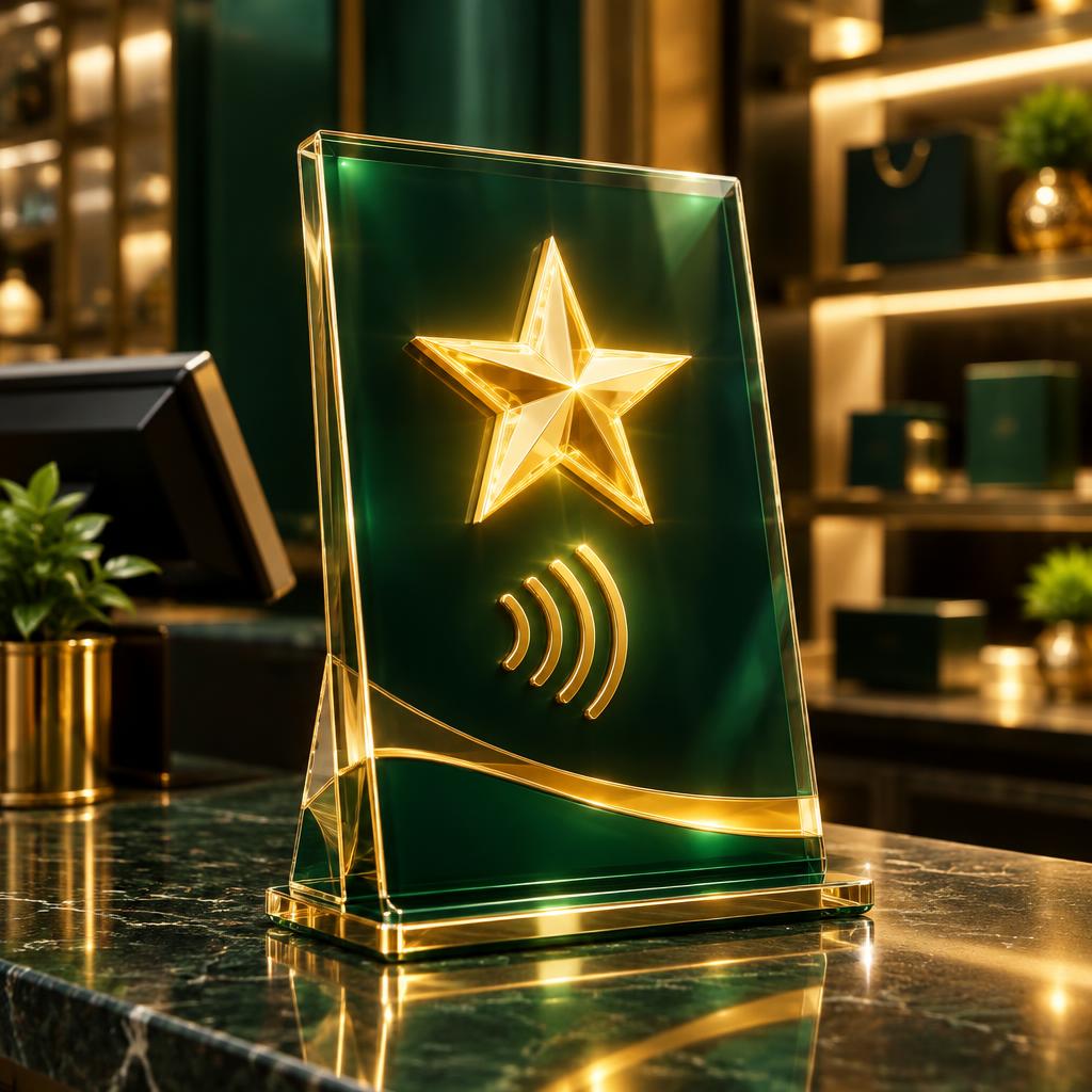 Google Review Tap Stand: Collect Reviews at the Counter 24/7 cover